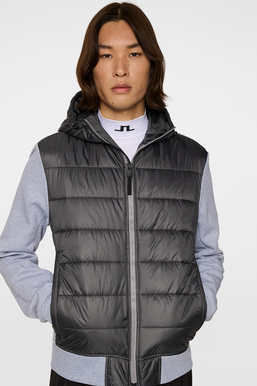 seth hybrid zip hood