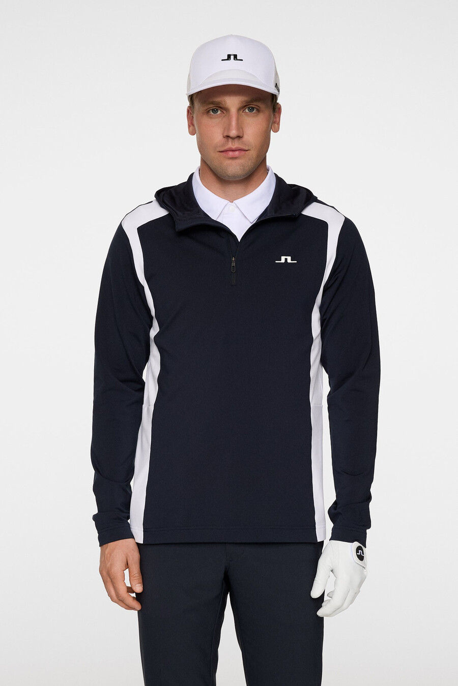 lukas quarter zip hood