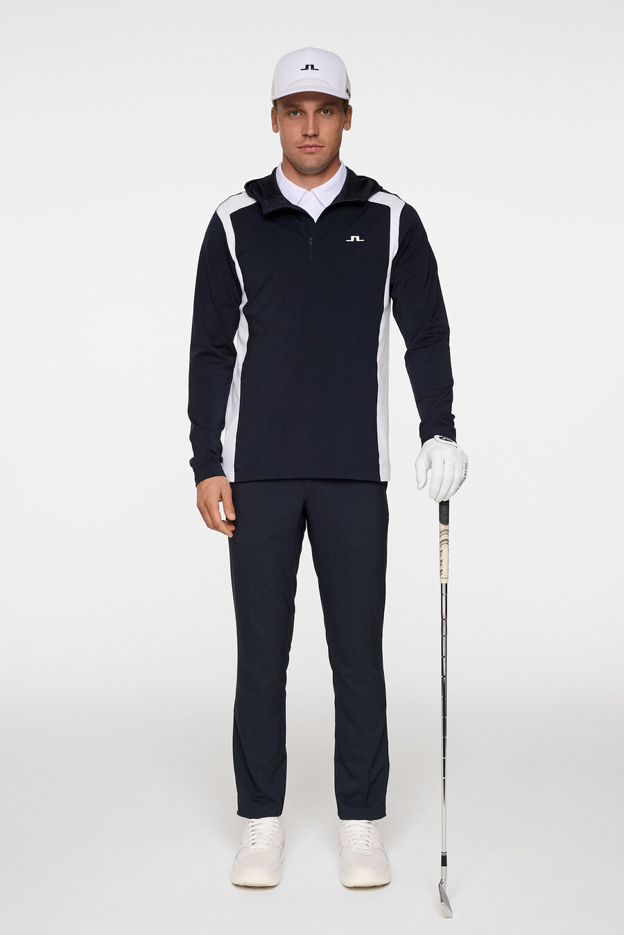 lukas quarter zip hood