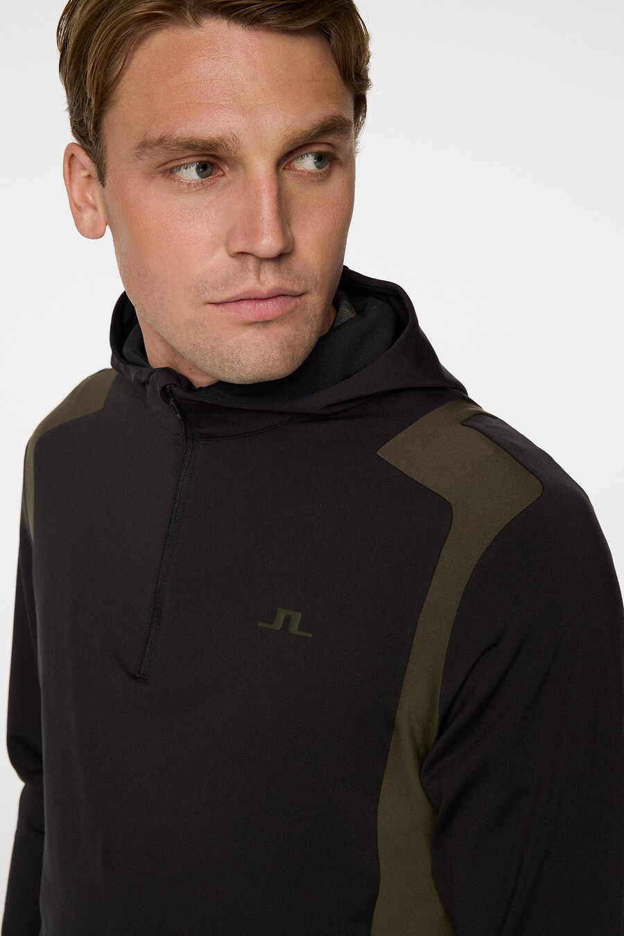lukas quarter zip hood