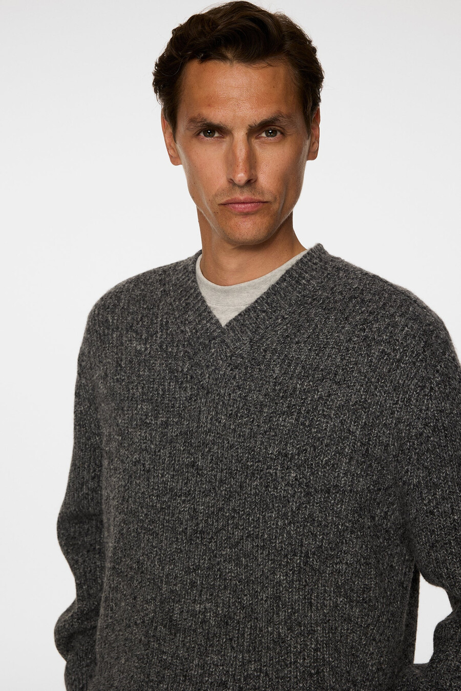 vitor v-neck heavy knit
