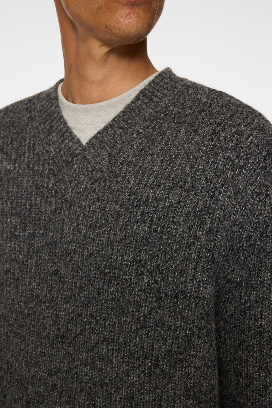 vitor v-neck heavy knit