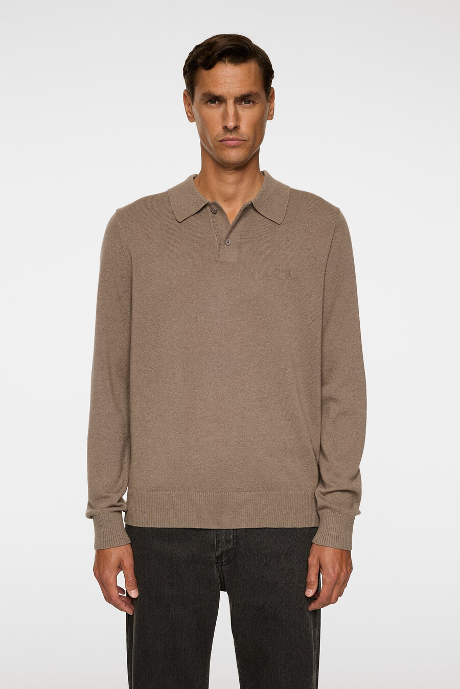 edgar knitted wool polo