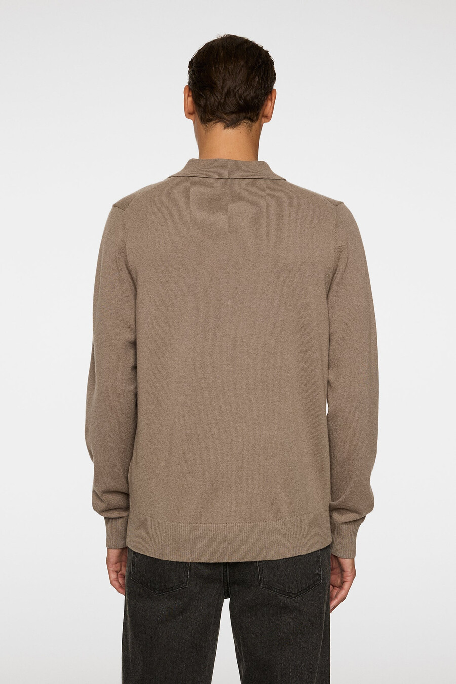 edgar knitted wool polo