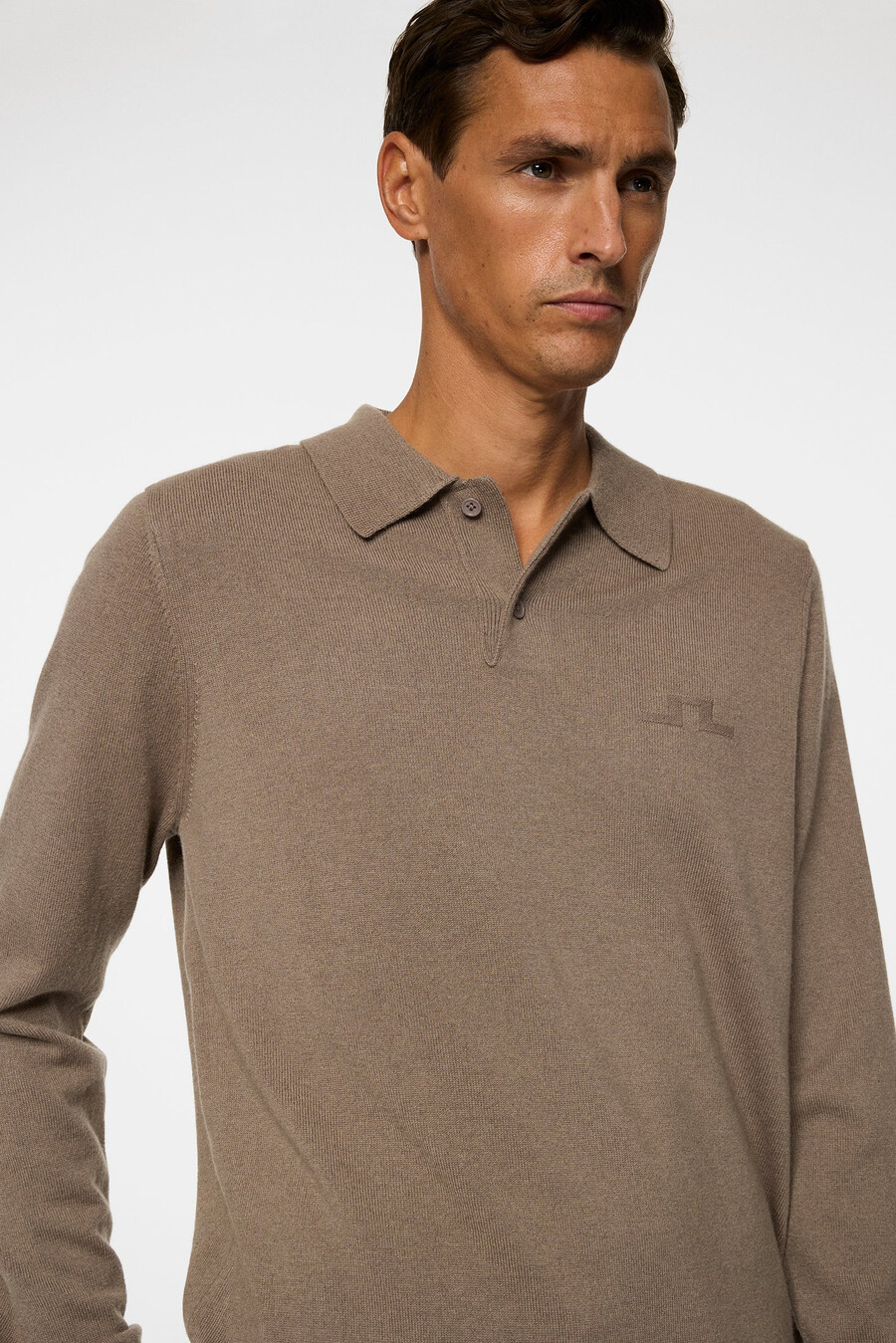edgar knitted wool polo