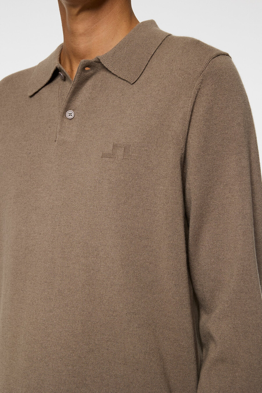 edgar knitted wool polo