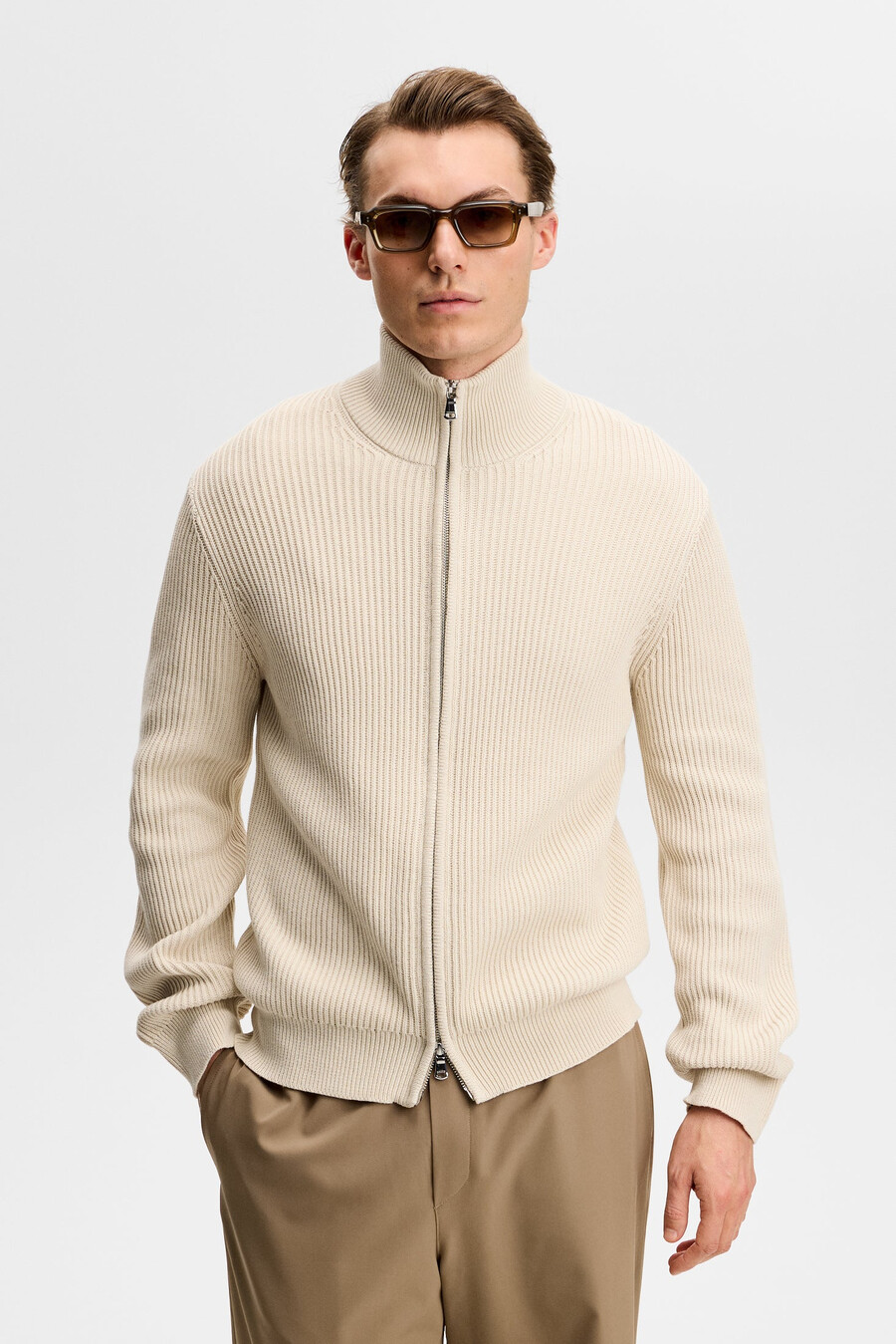 alexis full zip cardigan