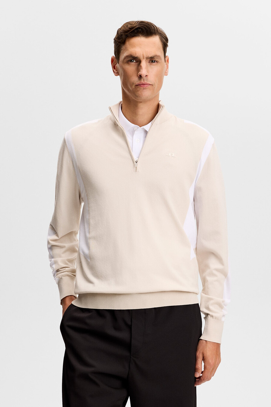 kendrick knitted zip sweater