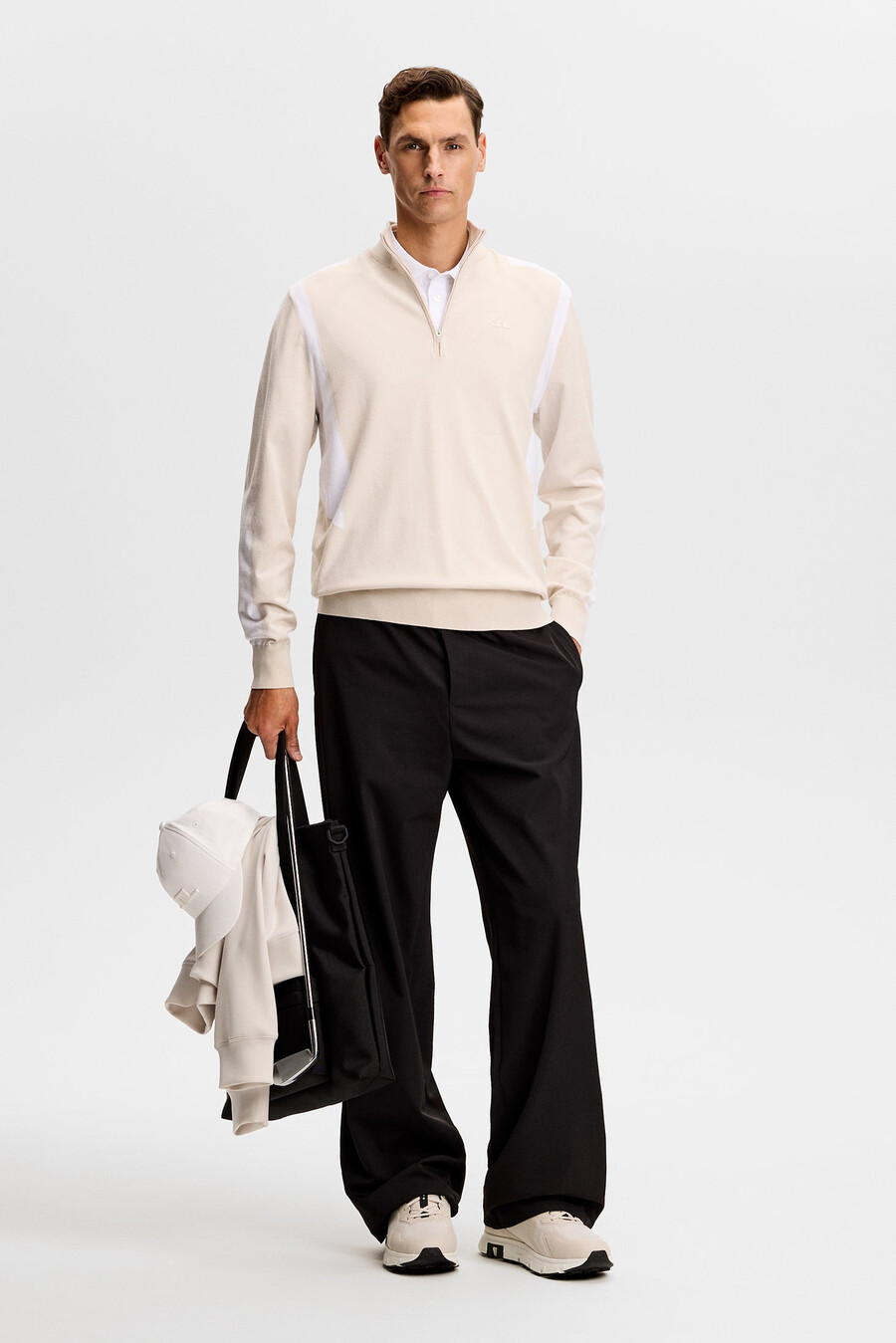 kendrick knitted zip sweater