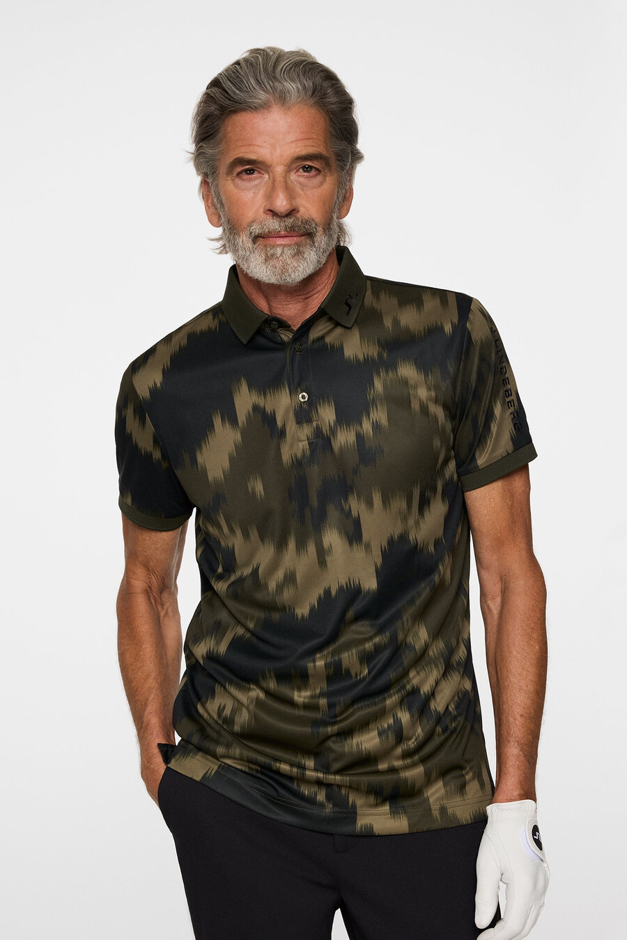 tour tech print polo