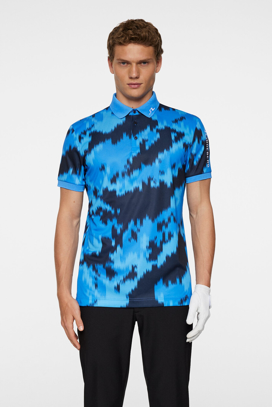 tour tech print polo
