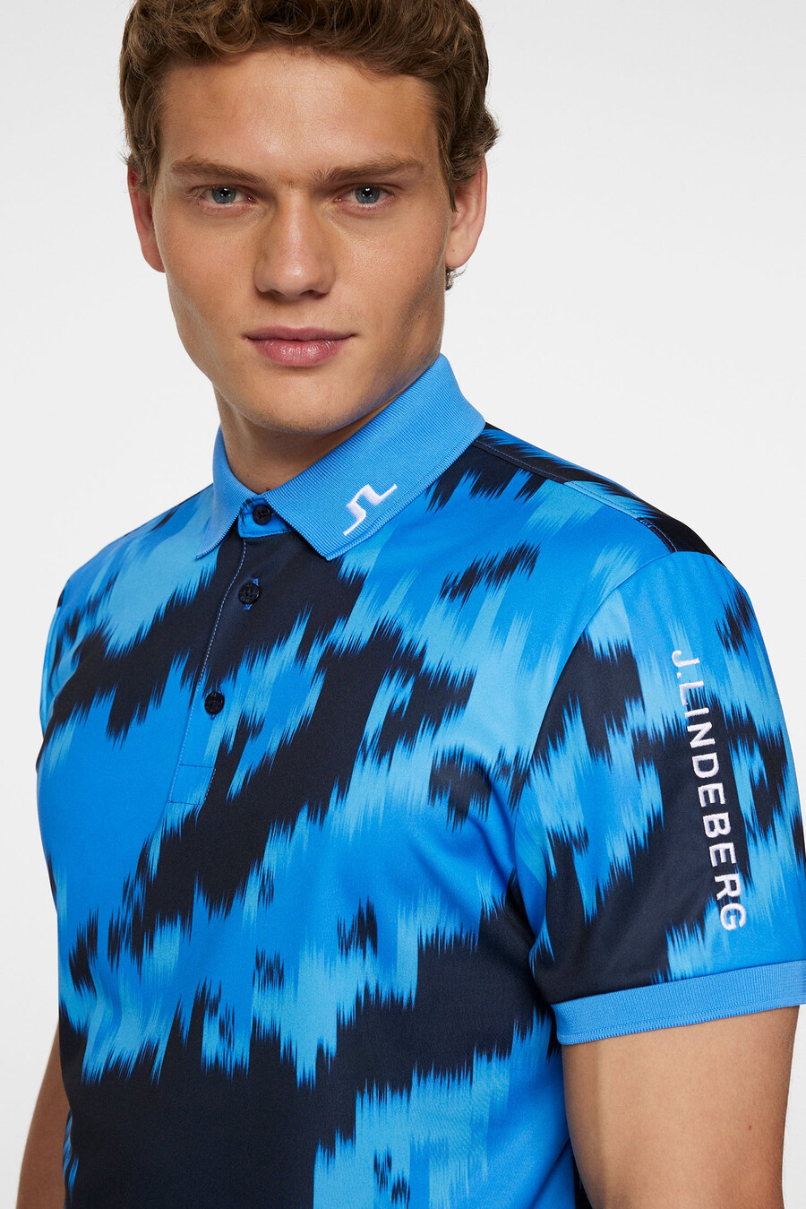 tour tech print polo