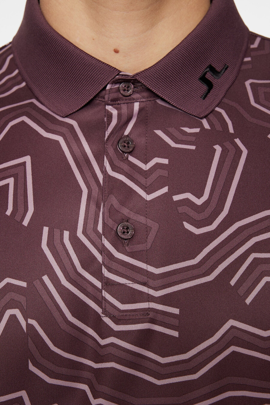 tour tech print polo