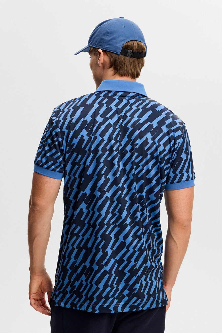 tour tech print polo