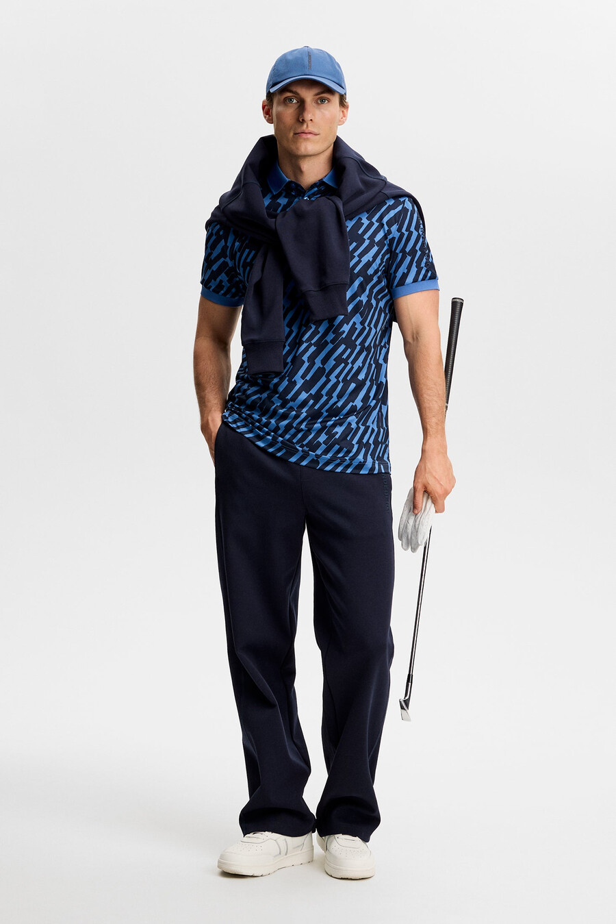tour tech print polo