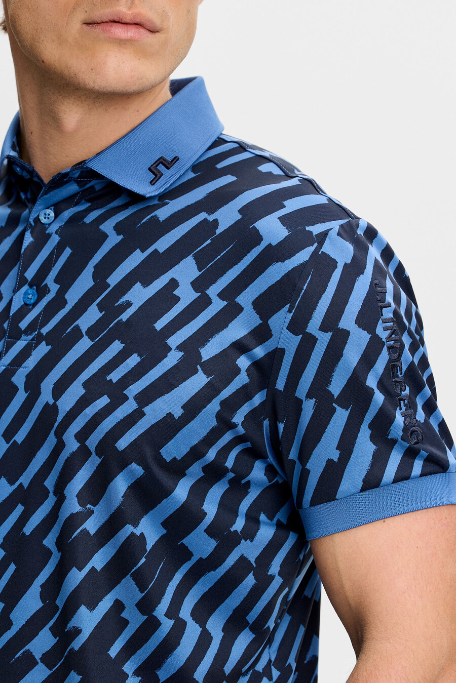 tour tech print polo