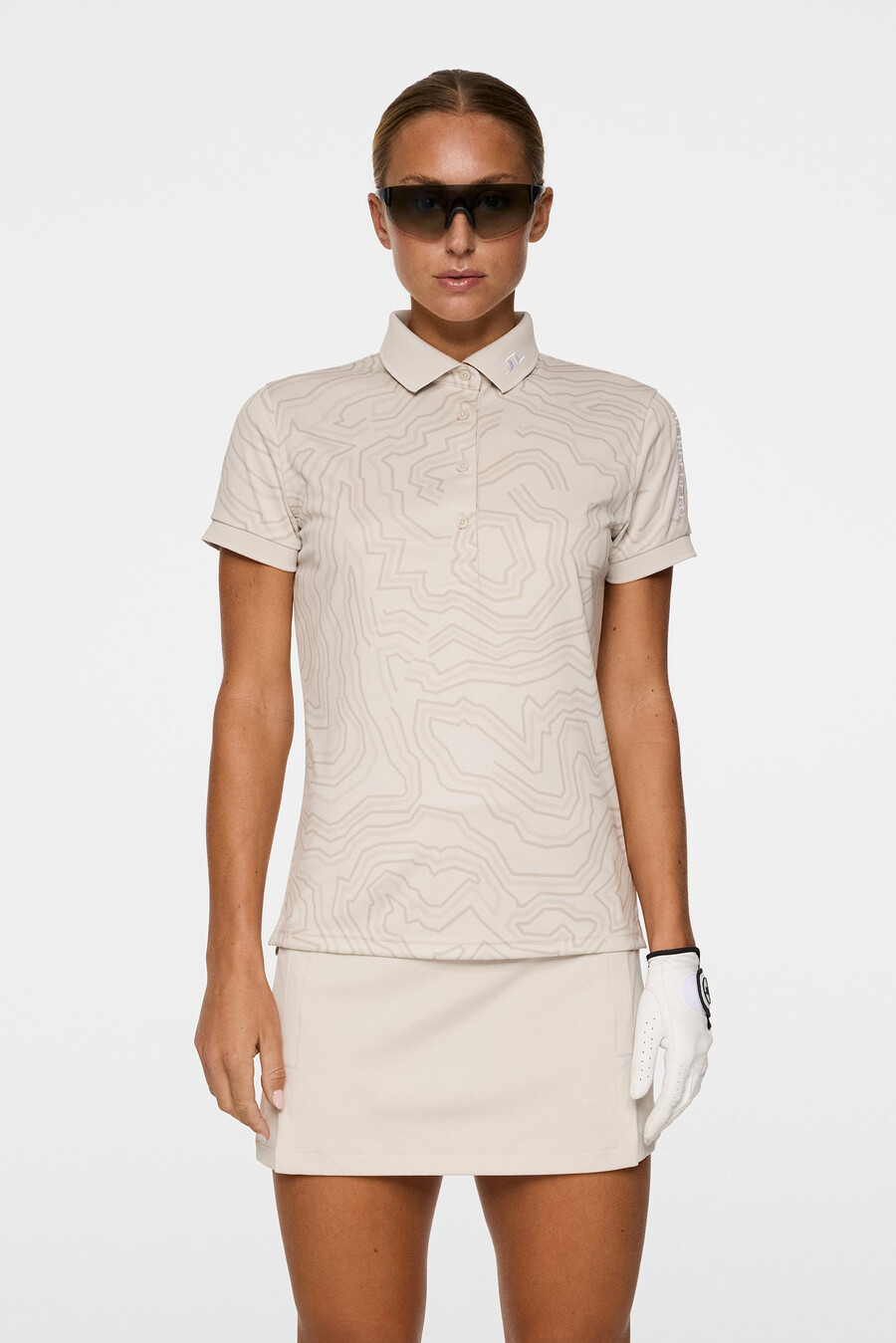 tour tech print polo