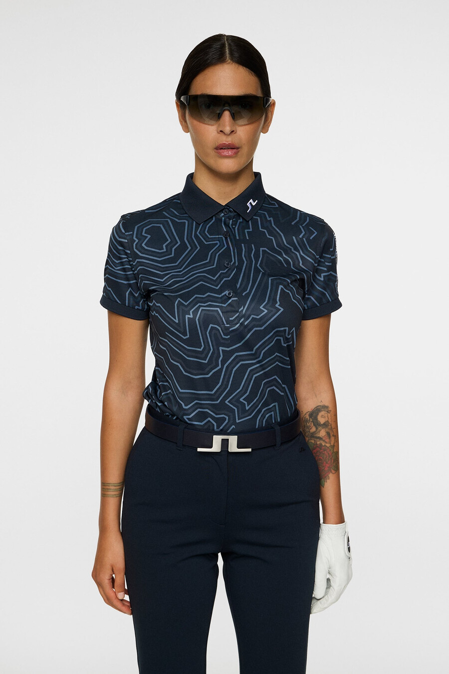 tour tech print polo