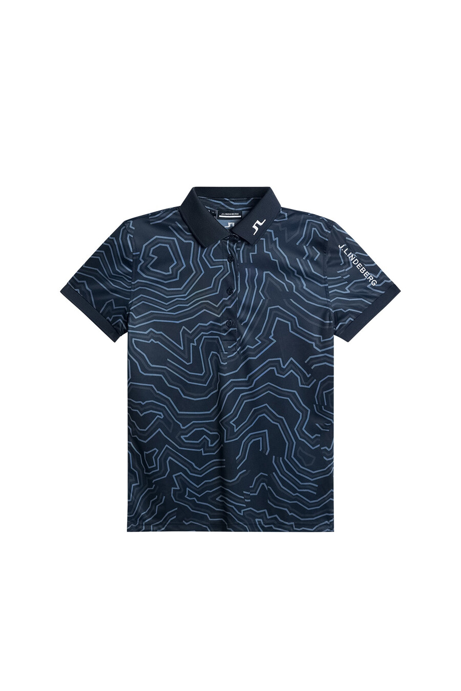 tour tech print polo