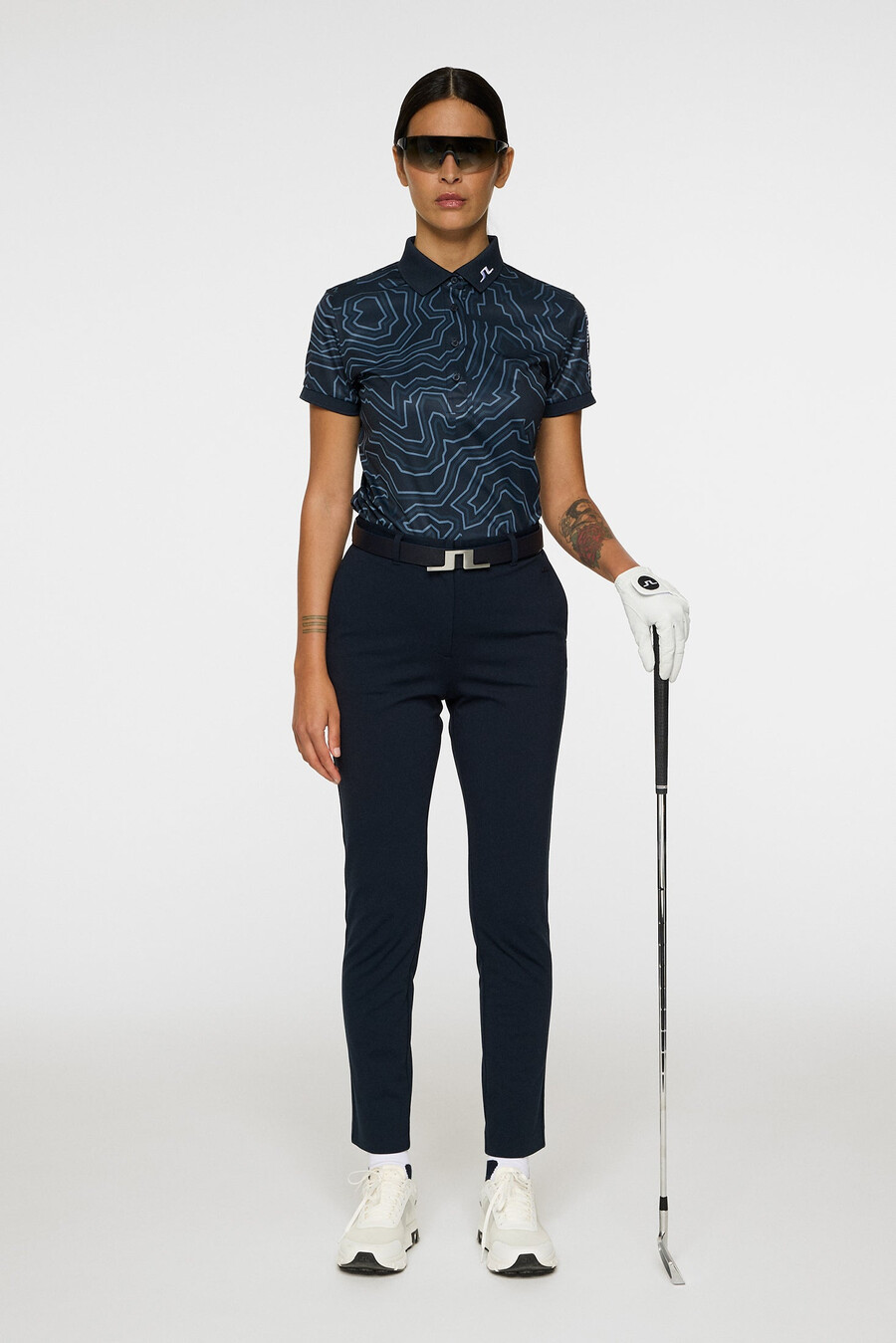tour tech print polo