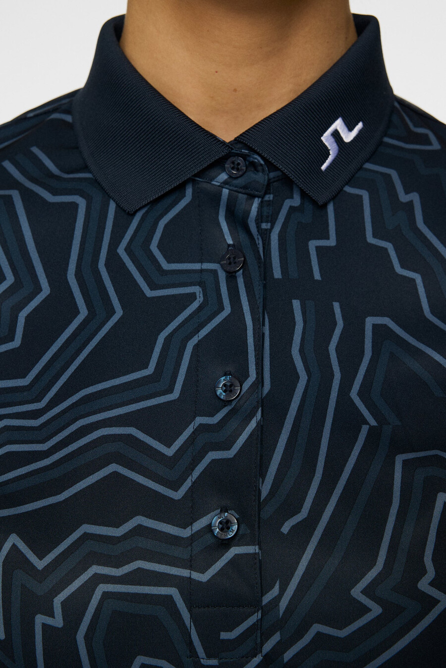tour tech print polo