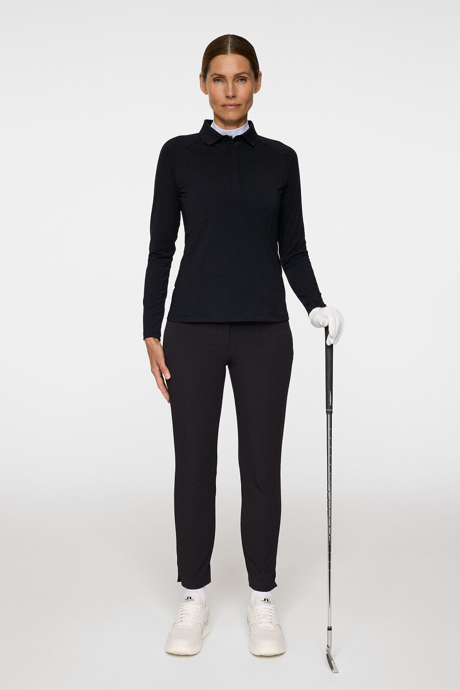 flor long sleeve polo
