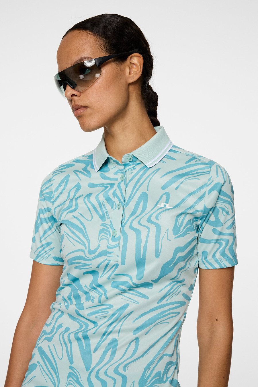georgia print polo