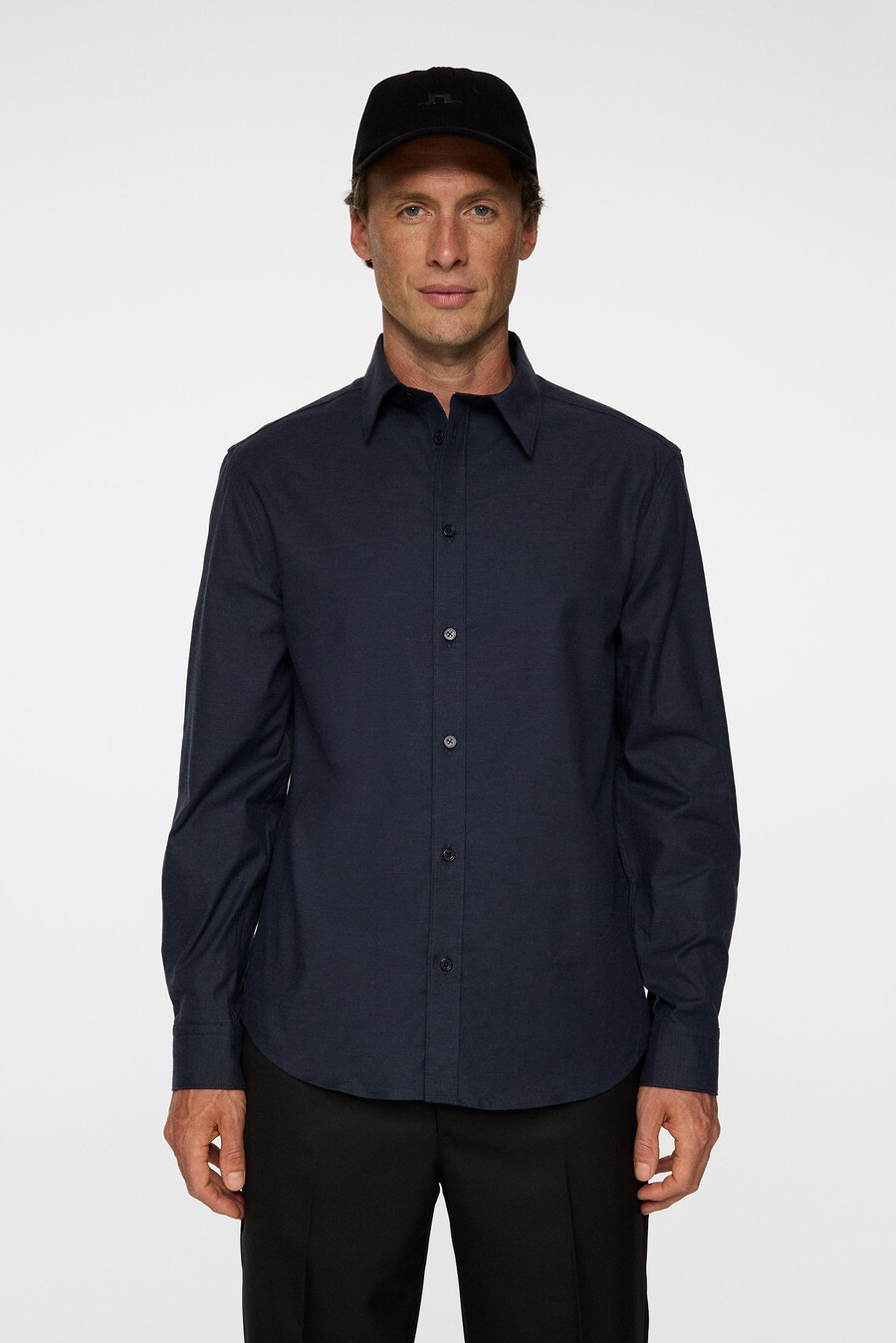 slim light flannel shirt
