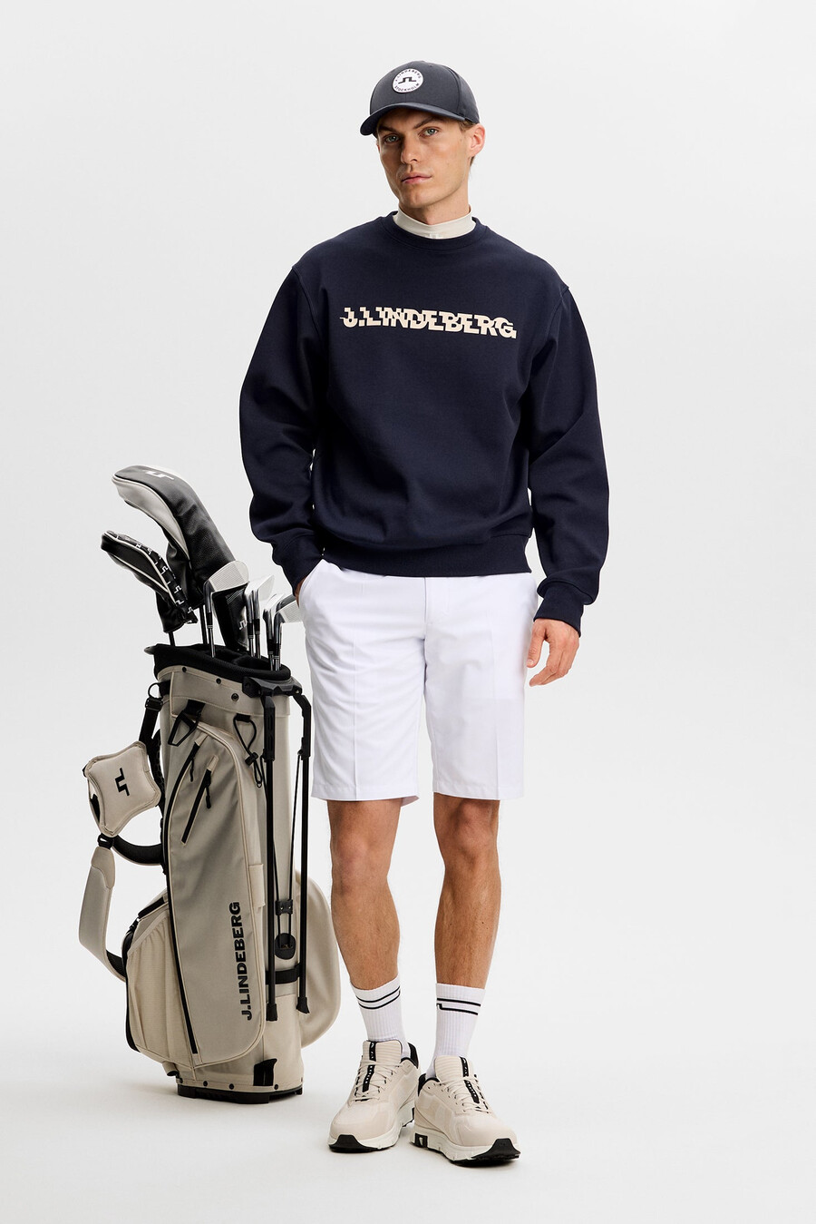 club printed crew neck