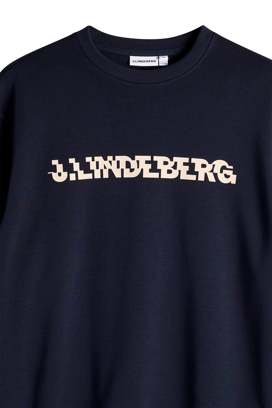 club printed crew neck